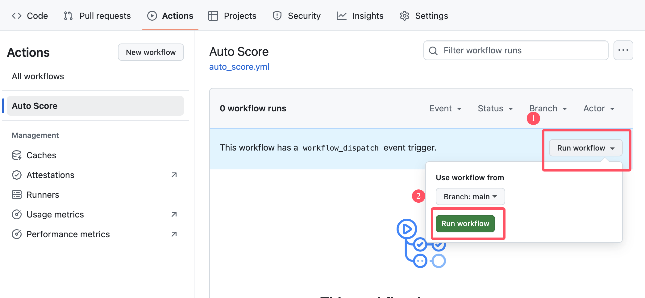 Run Workflow
